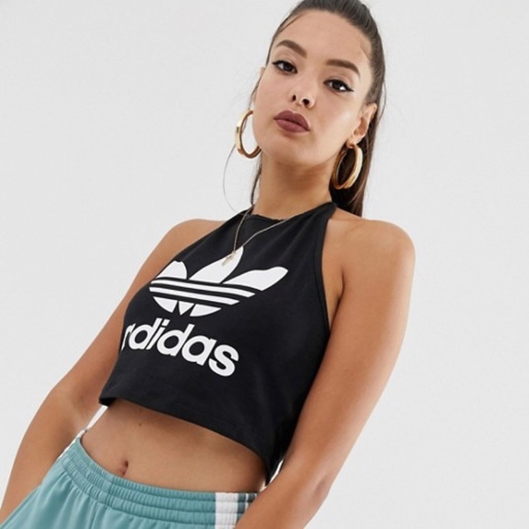 adidas halter neck top
